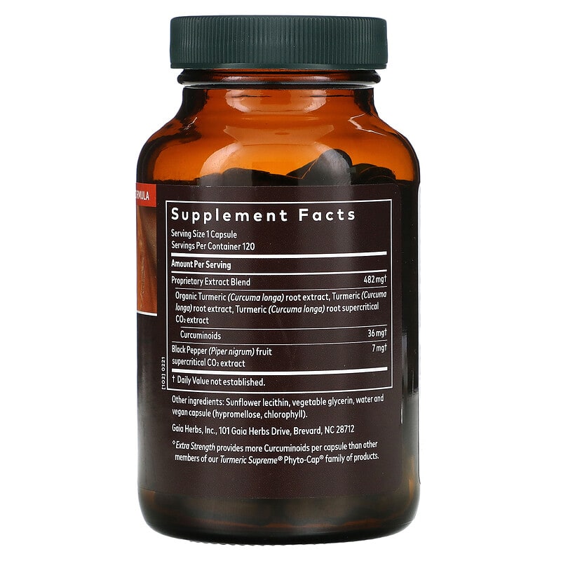 Gaia Turmeric Supreme Extra Strength 120cp