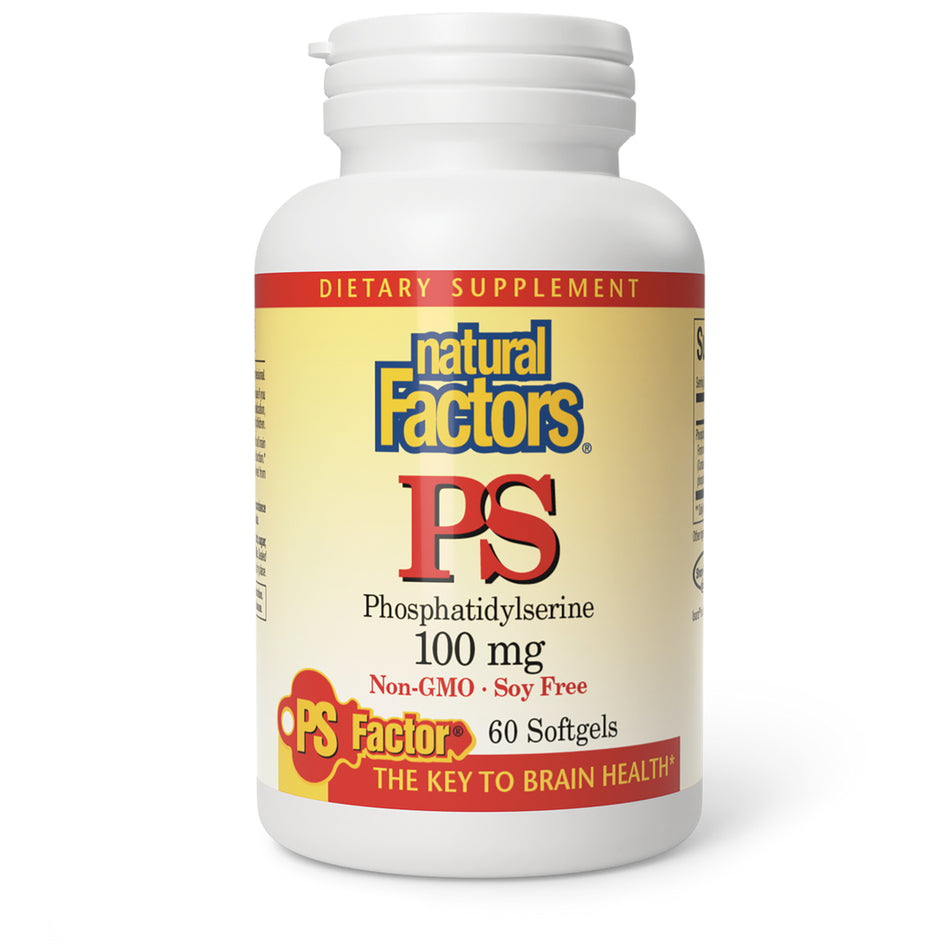 Nat Factors PS 100mg 60sg-[HealthWay]