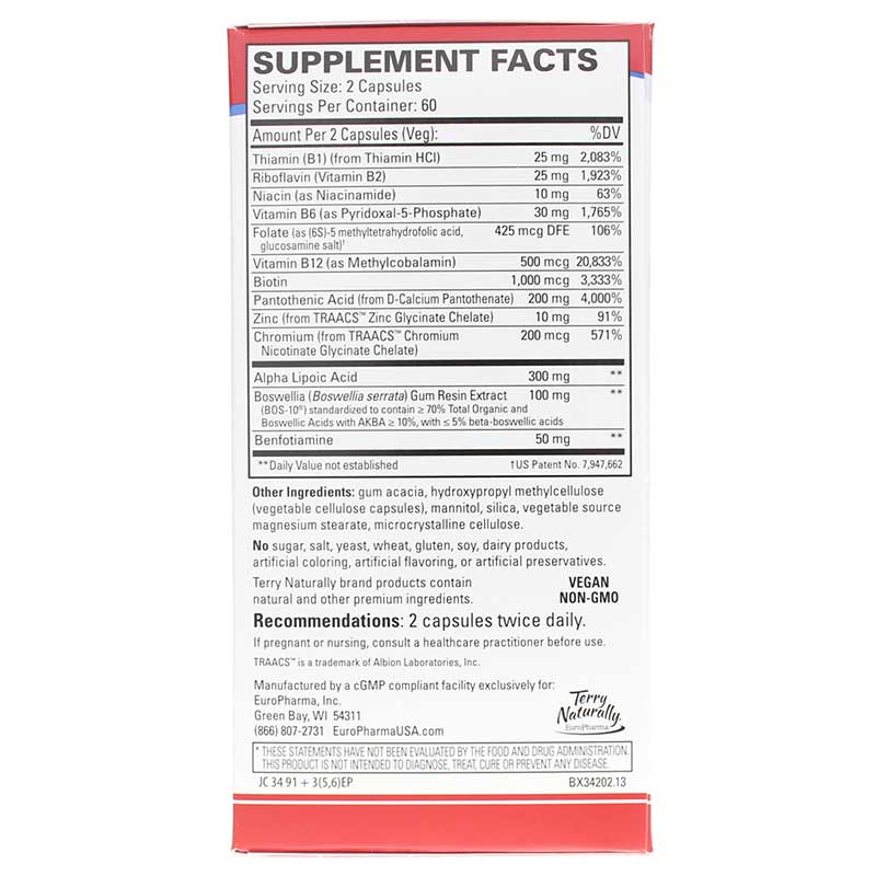 Terry Naturally Healthy Feet & Nerves 120c-[HealthWay]