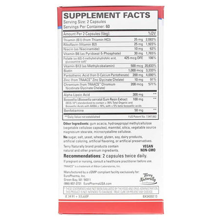 Terry Naturally Healthy Feet & Nerves 120c-[HealthWay]