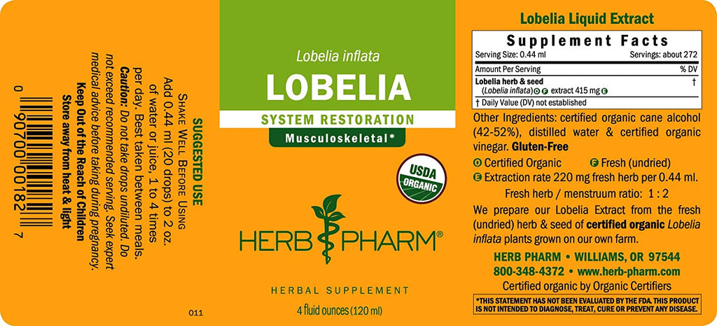 Herb Pharm Lobelia 4oz
