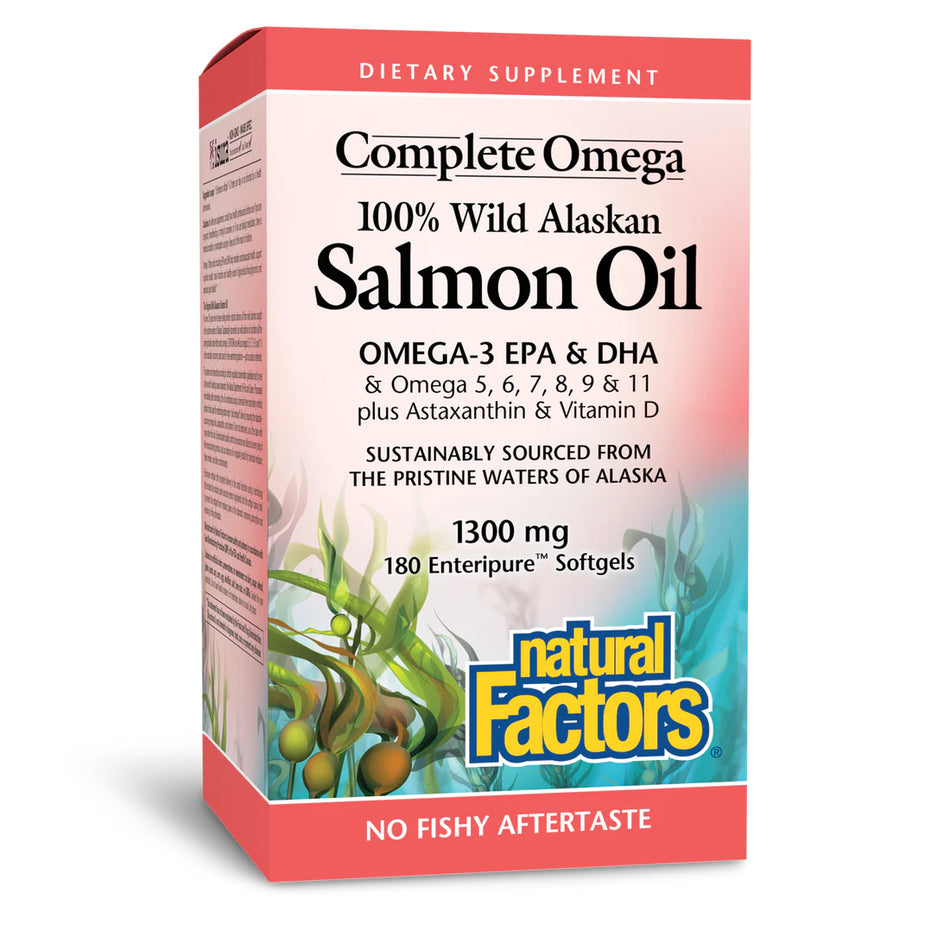 Nat Factors Salmon Oil 180sg-[HealthWay]