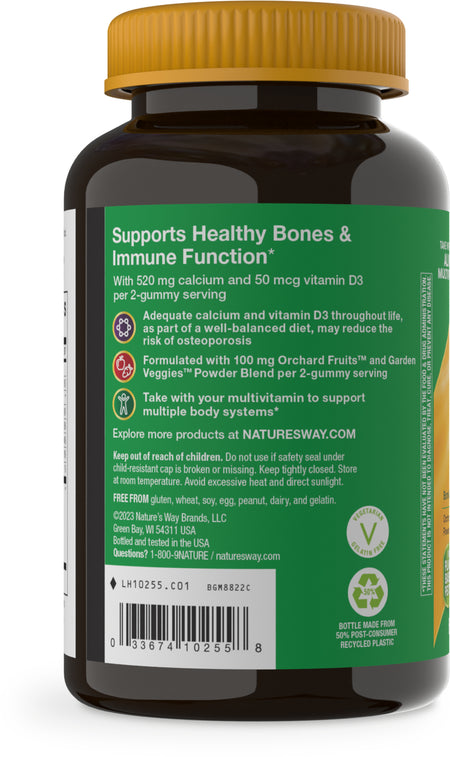 Natures Way Alive Calcium + Vit D3 60ch-[HealthWay]