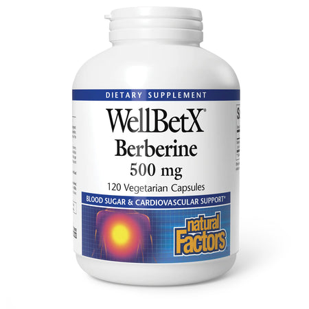 Nat Factors Berberine 500mg 120vc-[HealthWay]