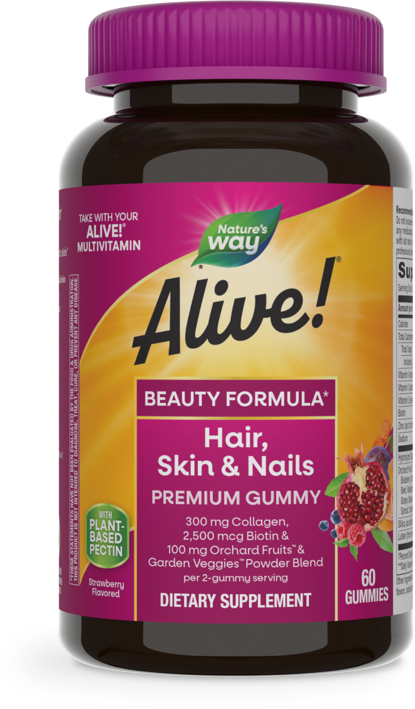 Natures Way Alive Hair Skin Nails 60ch-[HealthWay]