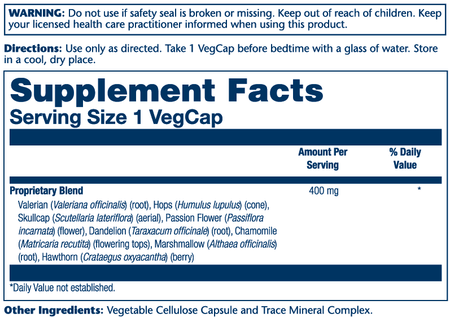 Solaray Sleep Blend SP-17 100cp-[HealthWay]