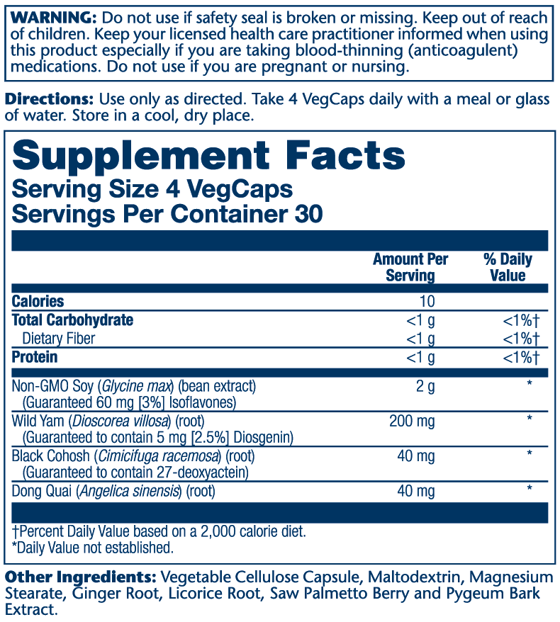 Solaray PhytoEstrogen 120cp-[HealthWay]
