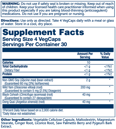 Solaray PhytoEstrogen 120cp-[HealthWay]