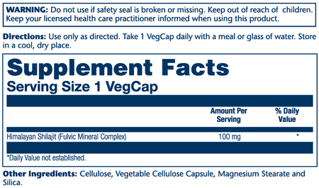 Solaray Fulvic Min 1000mg 30v-[HealthWay]