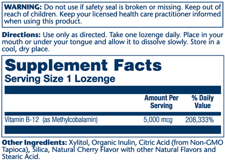 Solaray Methyl B12 5k 60lz-[HealthWay]