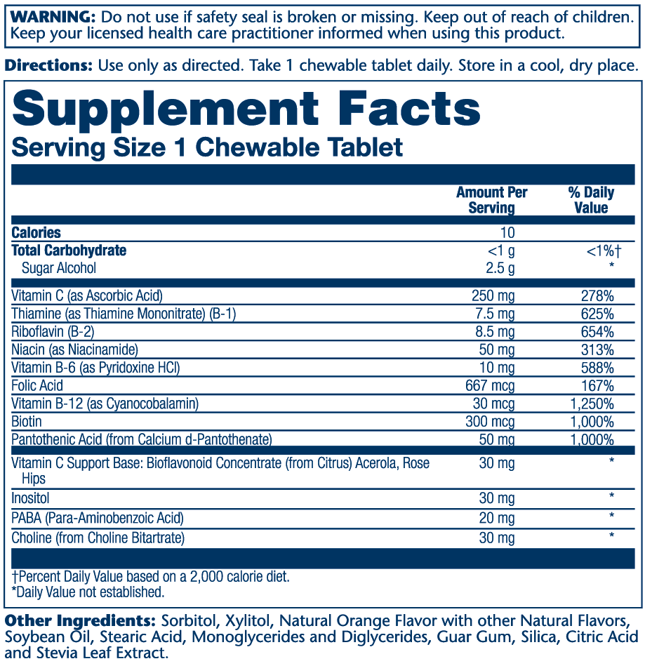 Solaray B-Com Chewable 50wf-[HealthWay]