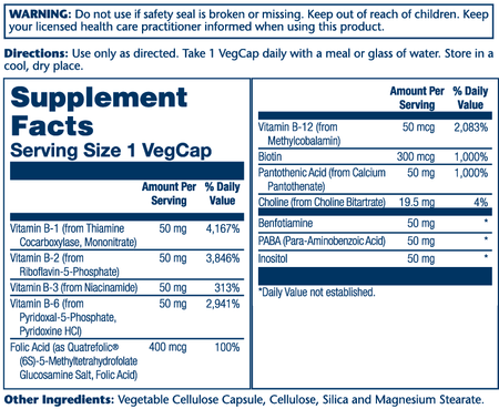 Solaray Methyl B Complex 50 60vc-[HealthWay]