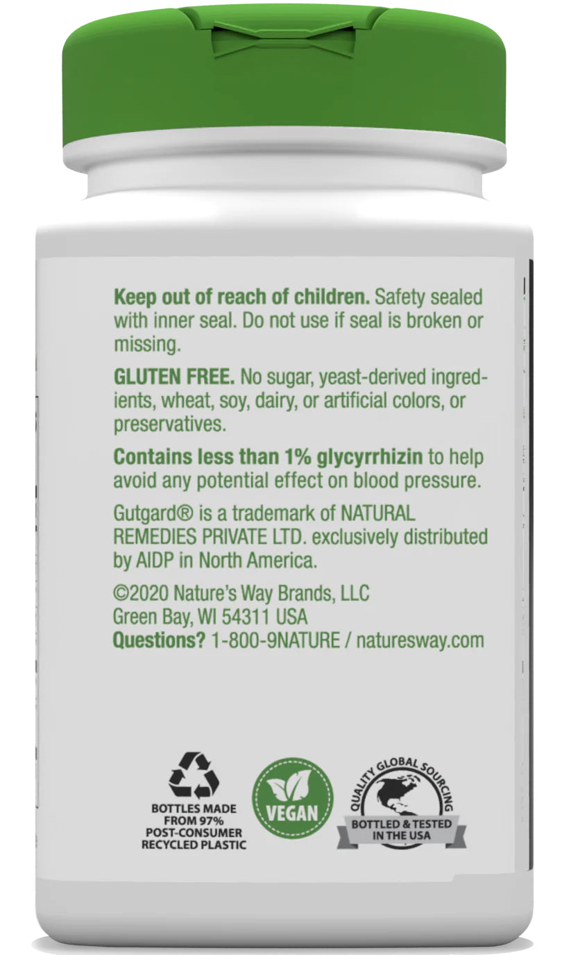 Natures Way DGL Sugar Free 100ch-[HealthWay]
