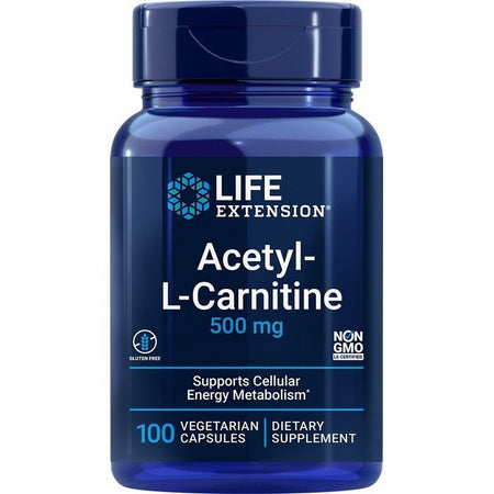 Supplements - Life Ext Acetyl-L-Carnitine 500mg 100vc