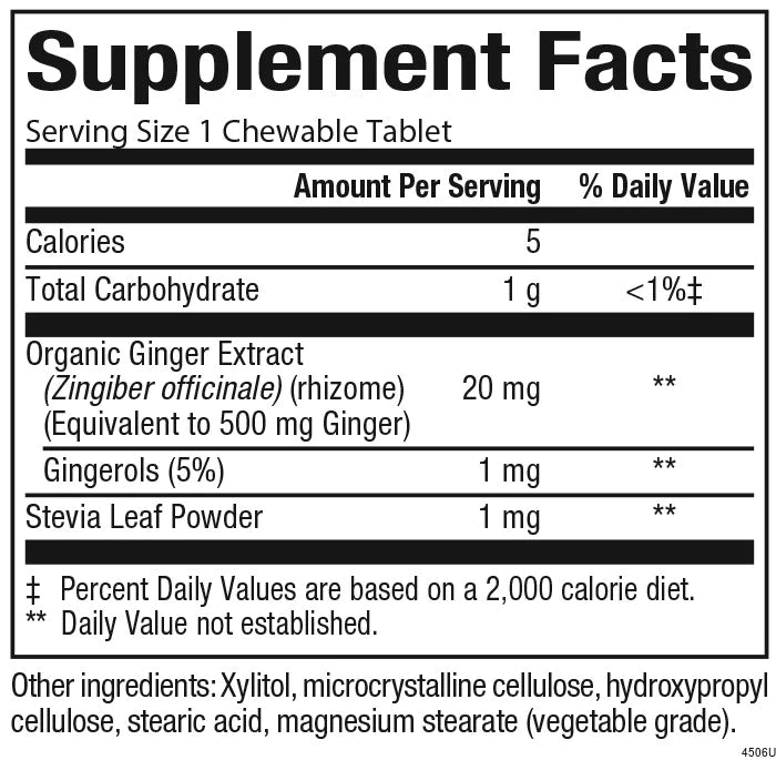 Nat Factors Ginger 500mg 90ch-[HealthWay]