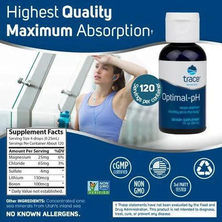 Trace Minerals Optimal-pH 1oz-[HealthWay]