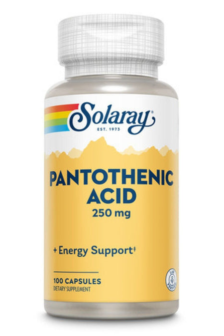 Solaray Pantothenic Acid 250mg 100cp-[HealthWay]