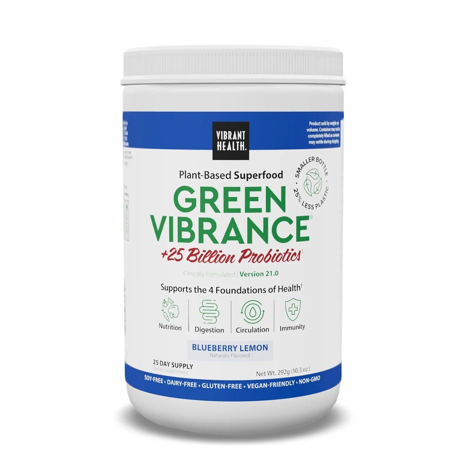 Vibrant Green Vibrance BlueberryLem 10oz-[HealthWay]