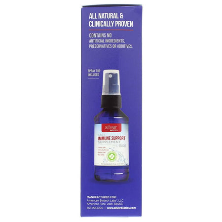 Side Label ABLabs SilverBiotic Spray 4oz | Healthway