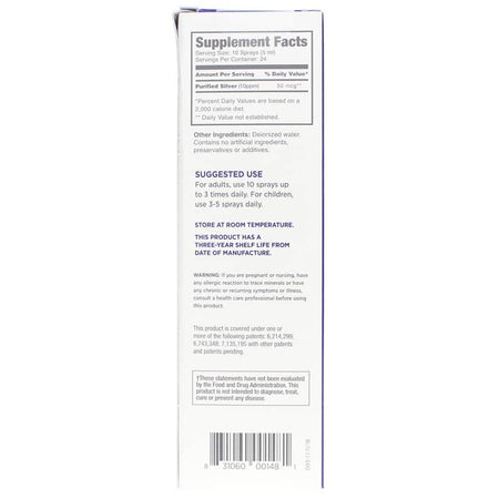Supplement Facts ABLabs SilverBiotic Spray 4oz | Healthway