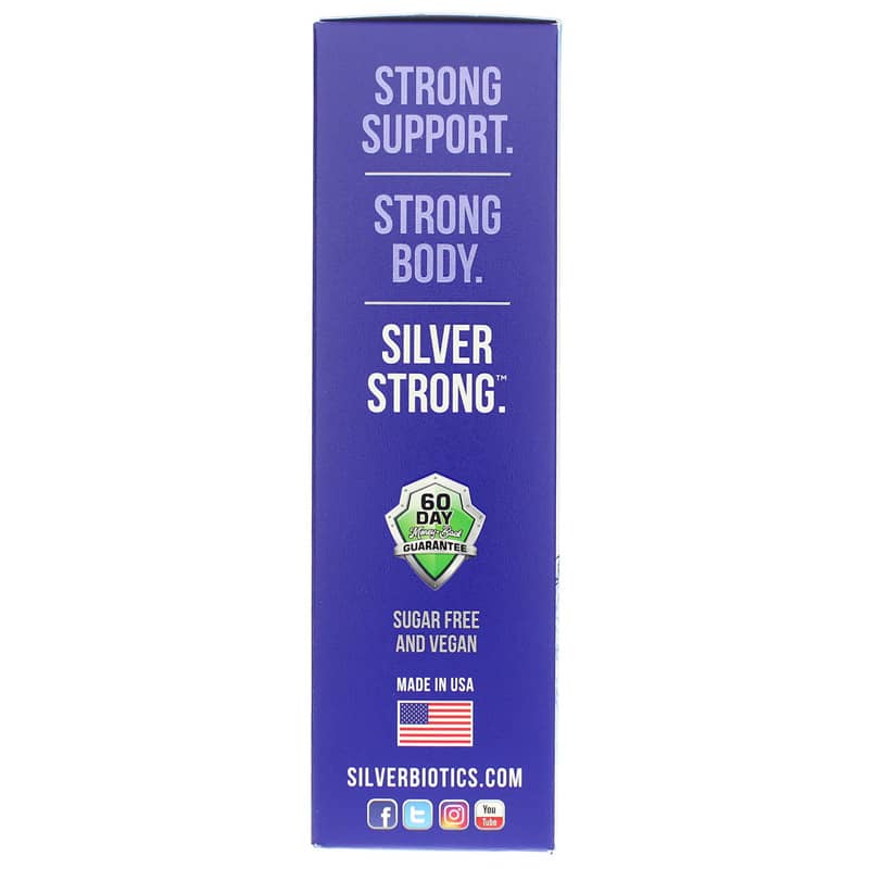 Side Label ABLabs SilverBiotic Spray 4oz | Healthway