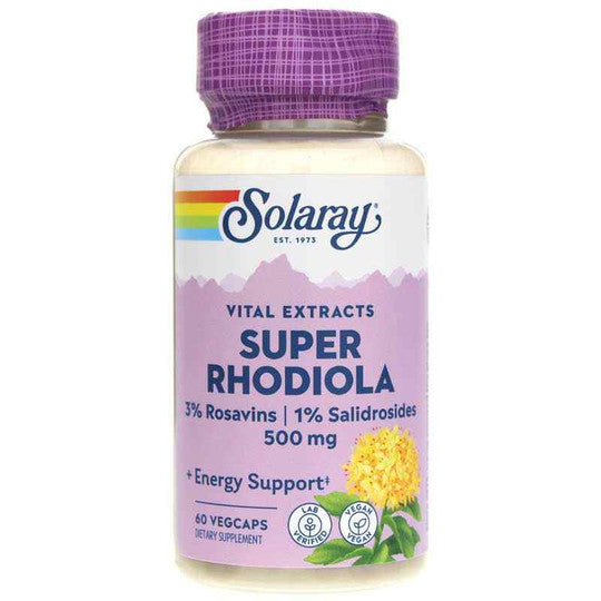 Solaray Super Rhodiola 500mg 60cp-[HealthWay]