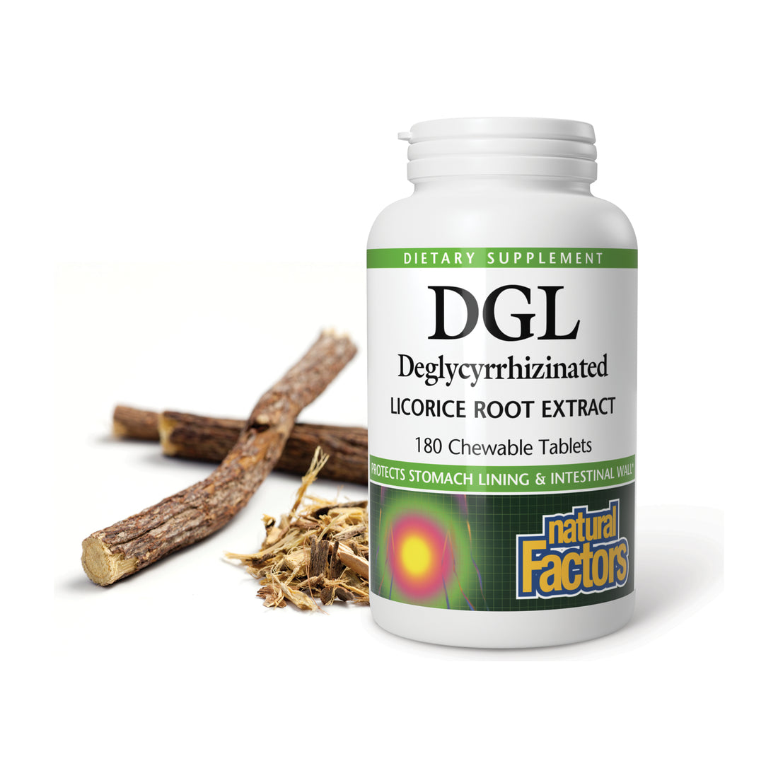 Natural Factors DGL 400mg 180ch-[HealthWay]