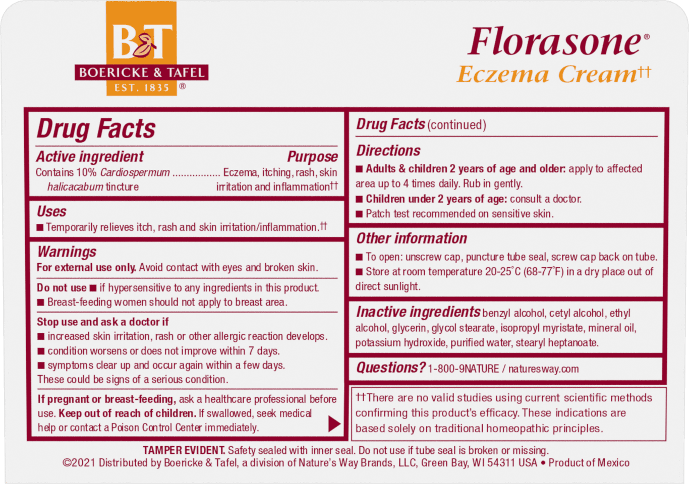 Natures Way B&T Florasone 1oz-[HealthWay]