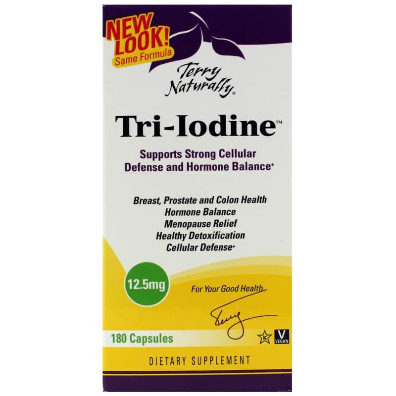 Terry NaturallyTri-Iodine 12.5mg 180cp-[HealthWay]