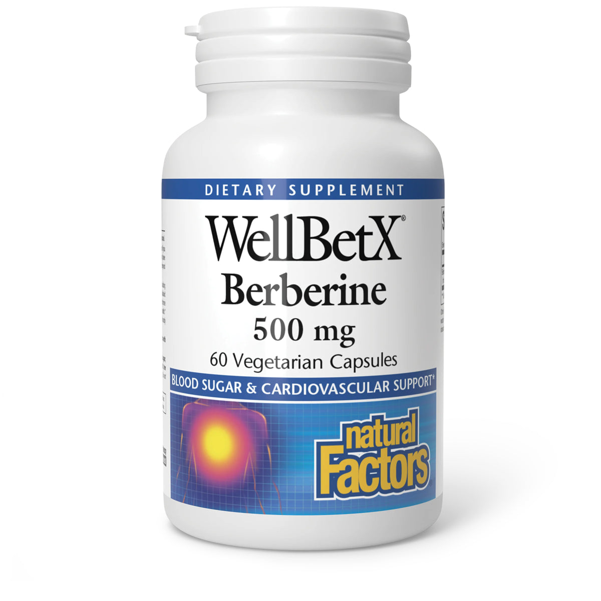 Nat Factors Berberine 500mg 60cp-[HealthWay]
