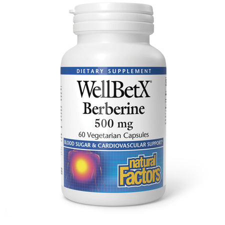 Nat Factors Berberine 500mg 60cp-[HealthWay]