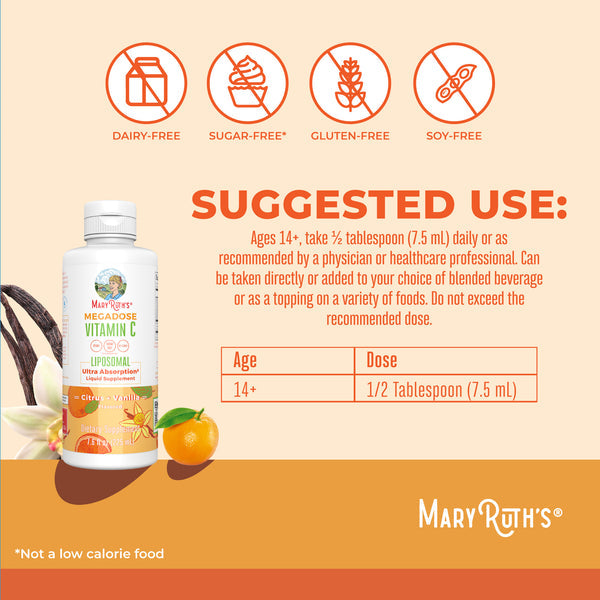 Mary Ruths Vitamin C Liposomal Citrus Vanilla 7oz