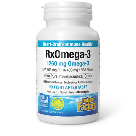 Nat Factors RxOmega 1260mg 60s-[HealthWay]