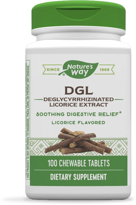 Natures Way DGL 100ch-[HealthWay]
