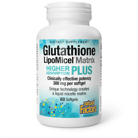 Nat Factors Glutathione LipoMicel 300mg 60sg-[HealthWay]