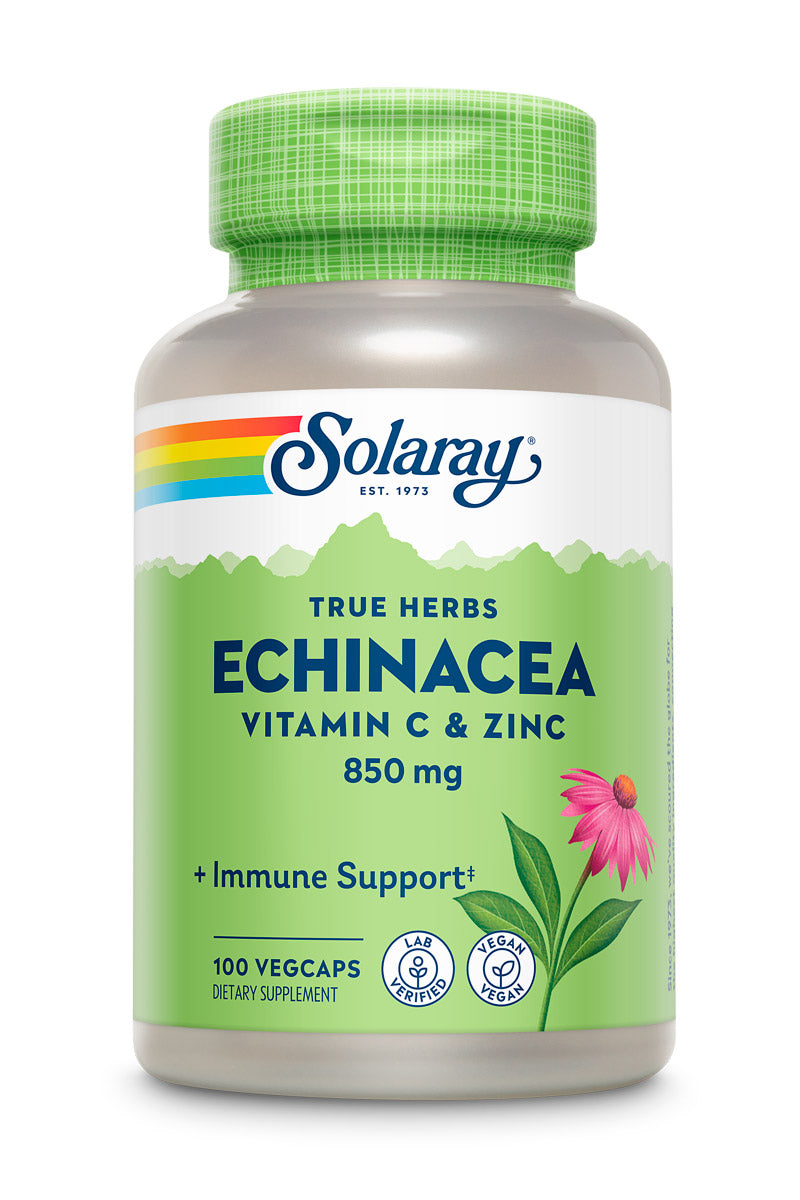 Solaray Echinacea w/Vit C 100cp-[HealthWay]