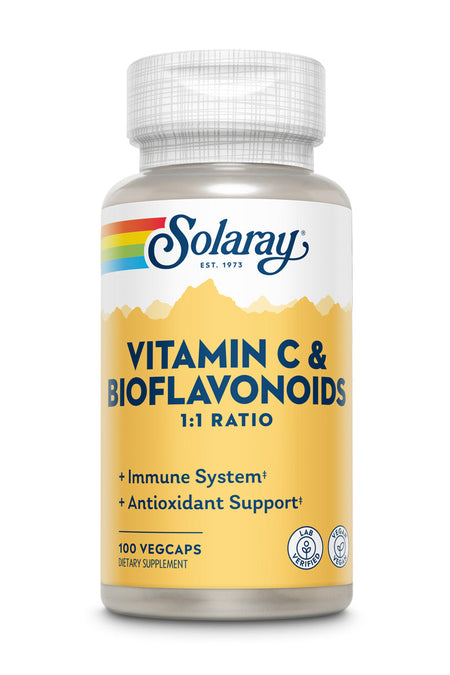 Solaray Vit C & Bio-Plex 100cp-[HealthWay]