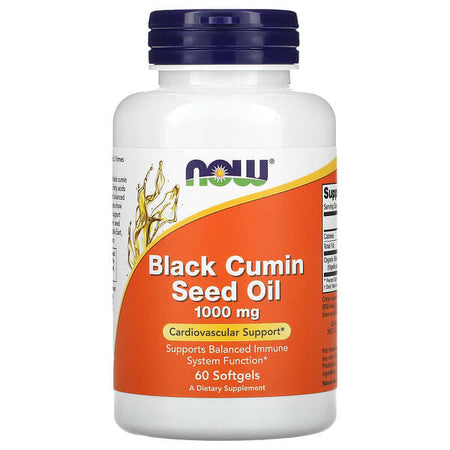 Now Black Cumin Seed Oil 1000mg 60sg-[HealthWay]