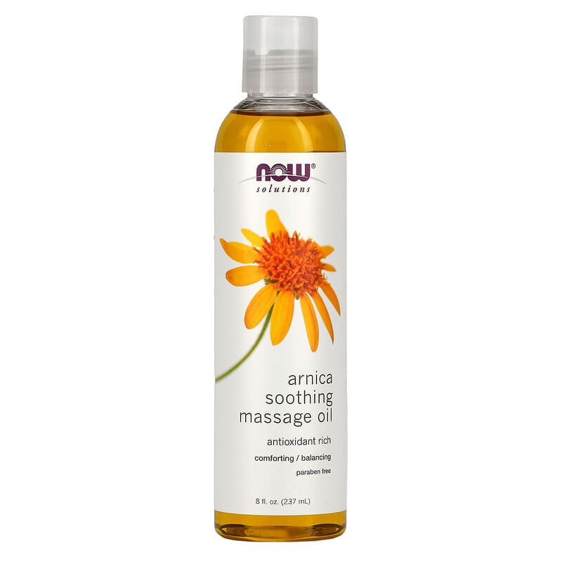 Now Arnica Massage Oil 8z-[HealthWay]