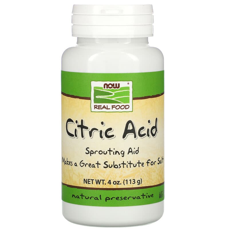 NOW CITRIC ACID 4 OZ-[HealthWay]