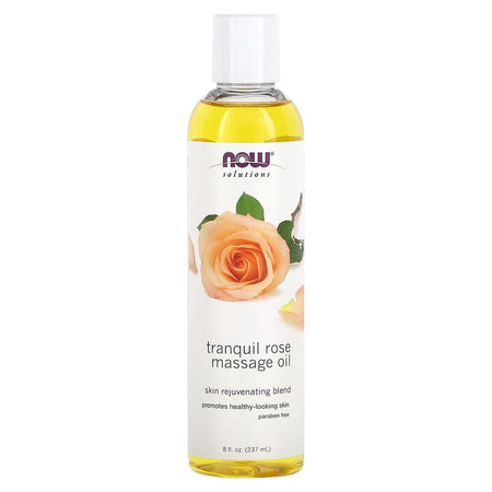 Now Massage OIl Tranq Rose 8oz-[HealthWay]