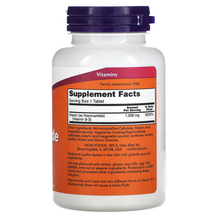 Now Niacinamide 1000mg 90ct-[HealthWay]