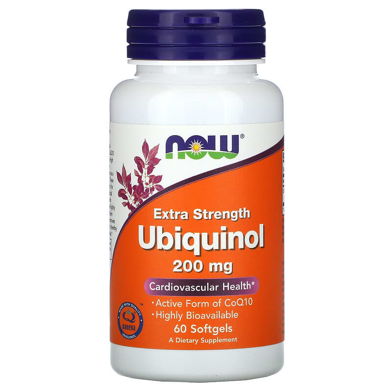 Now Ubiquinol 200mg 60sg-[HealthWay]