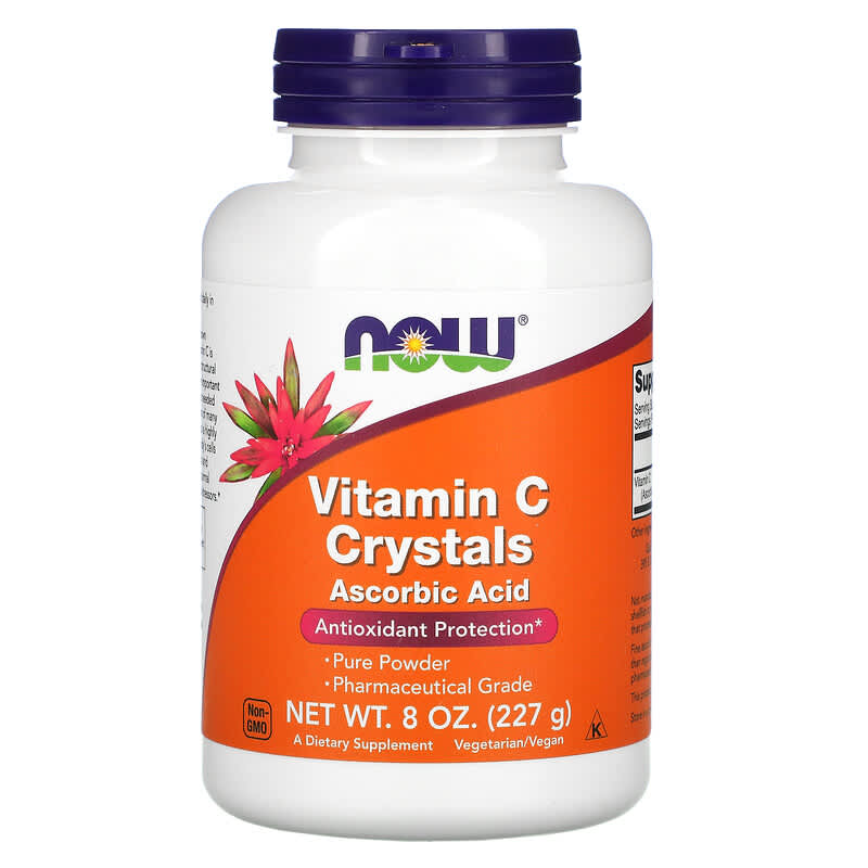 Now Vitamin C Crystals 8oz-[HealthWay]