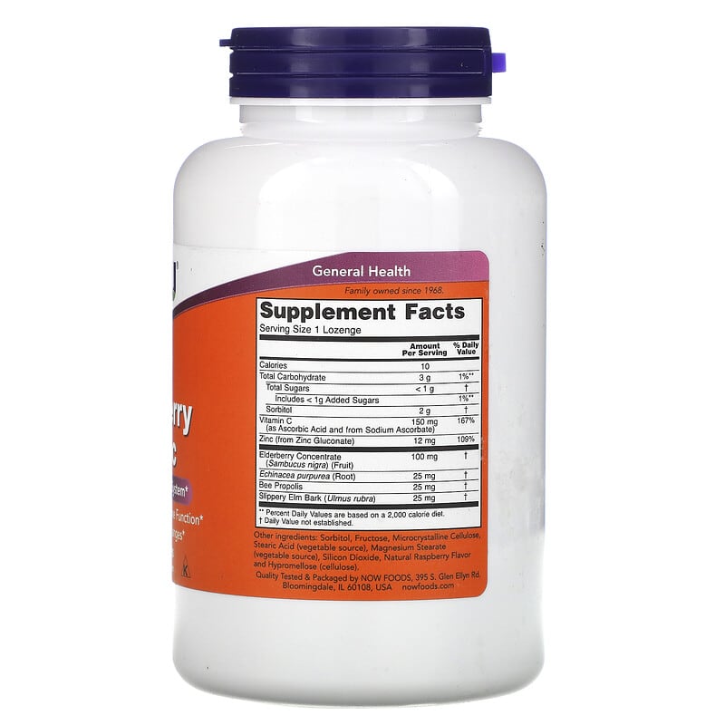 Now Elderberry Zinc 90lz-[HealthWay]