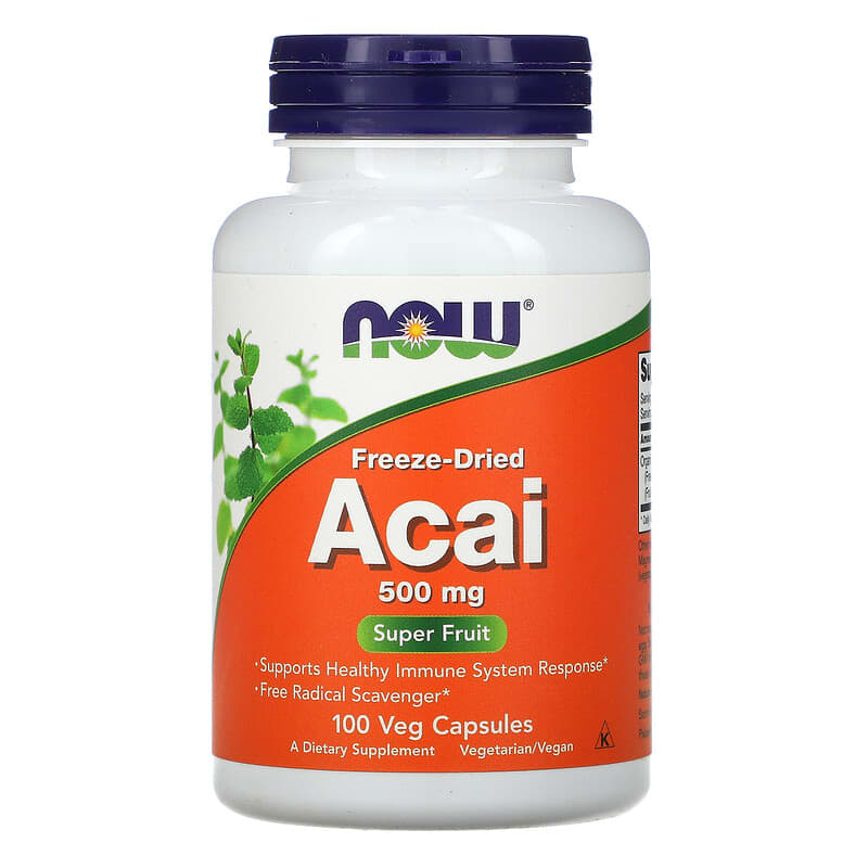 Now Acai 500mg 100vc-[HealthWay]