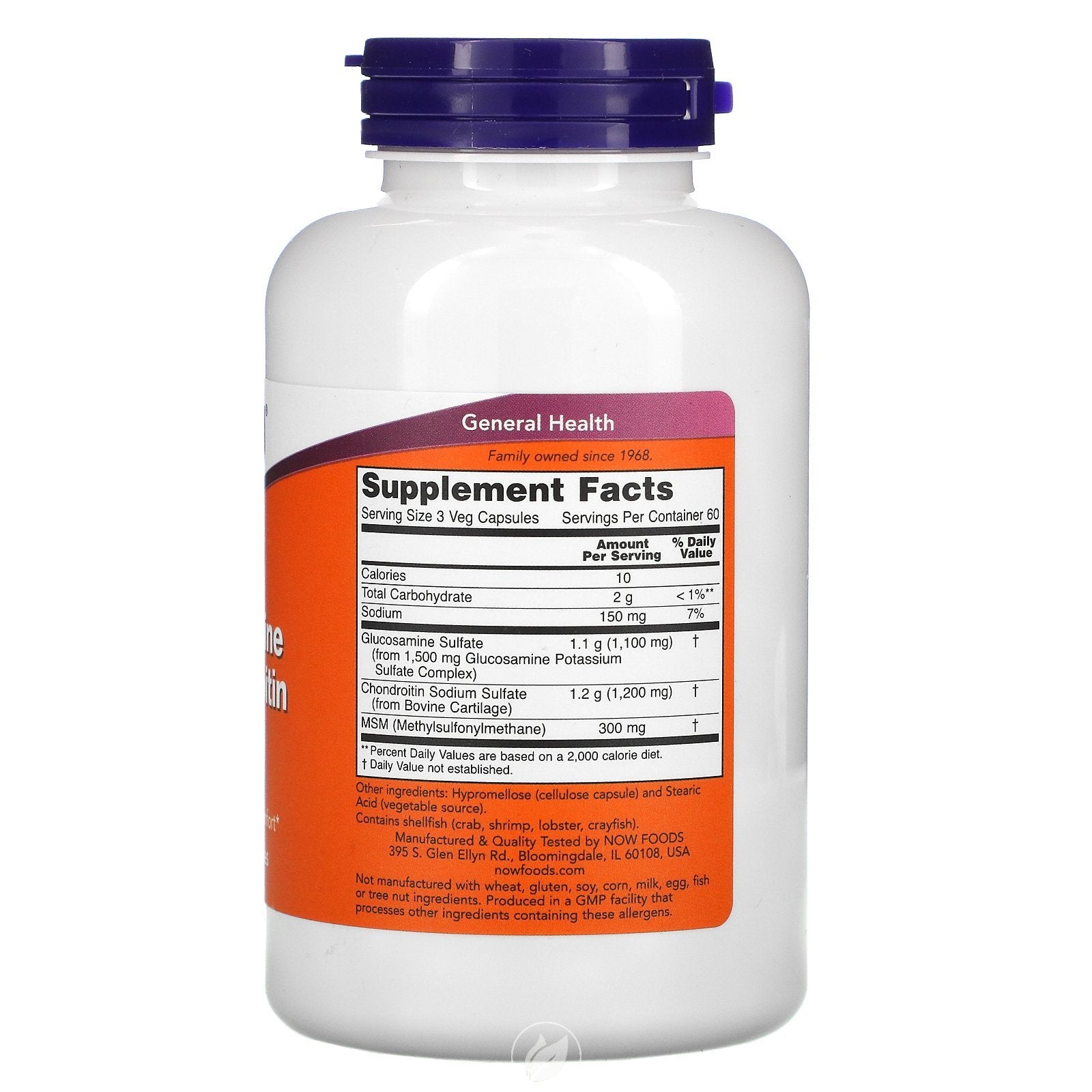 Now Glucosamine Chondroitin 180cp-[HealthWay]