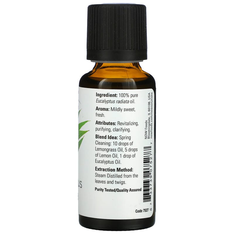 Now Ess Oil Eucalyptus Radiata 1oz-[HealthWay]
