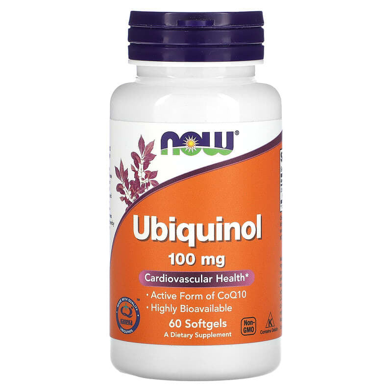 Now Ubiquinol 100mg 60sg-[HealthWay]