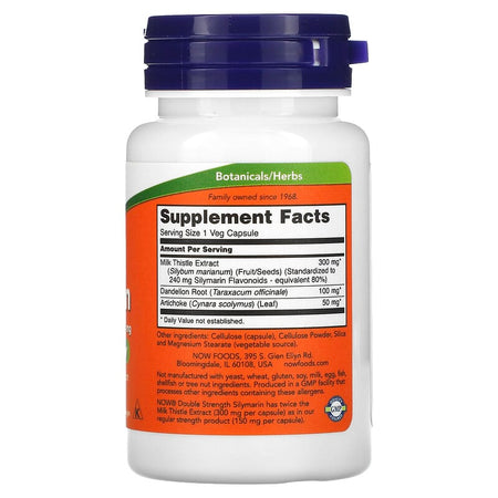 Now Milk Thistle 2x 300mg 50vc-[HealthWay]